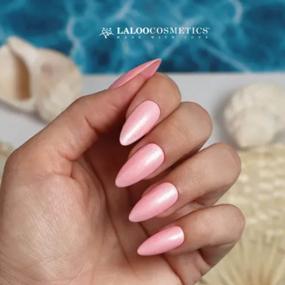 Semi-permanent Nail Polish 604 Pink Cocktail Laloo 15ml