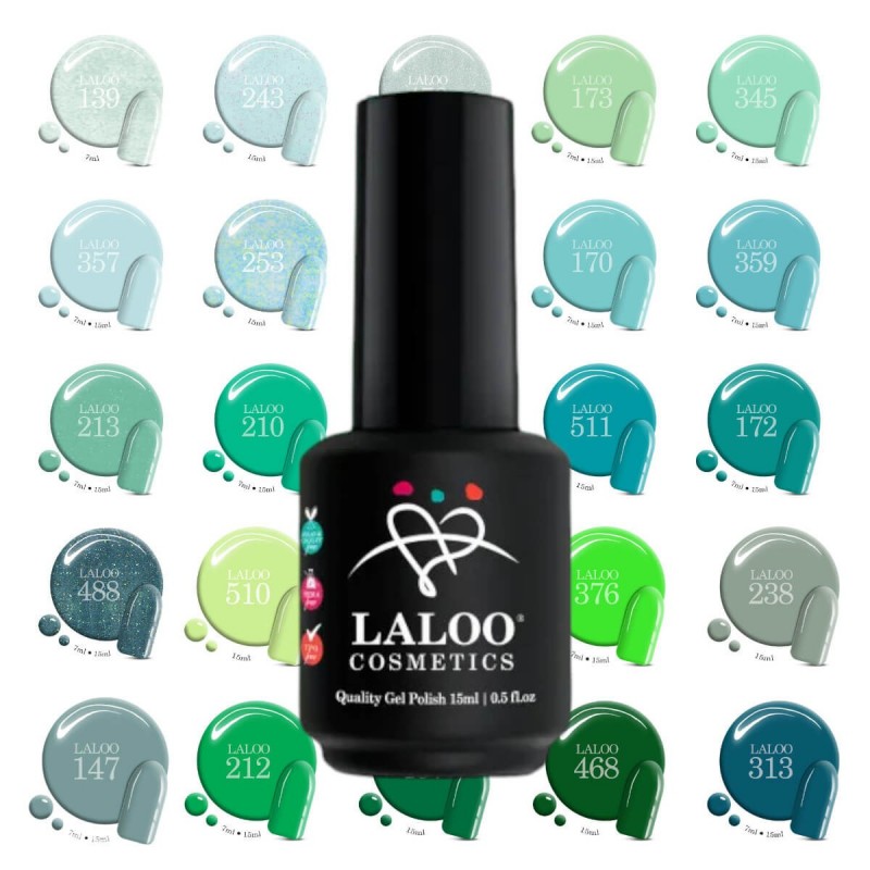 Semi-permanent gel polish Lime Twist 15ml Laloo