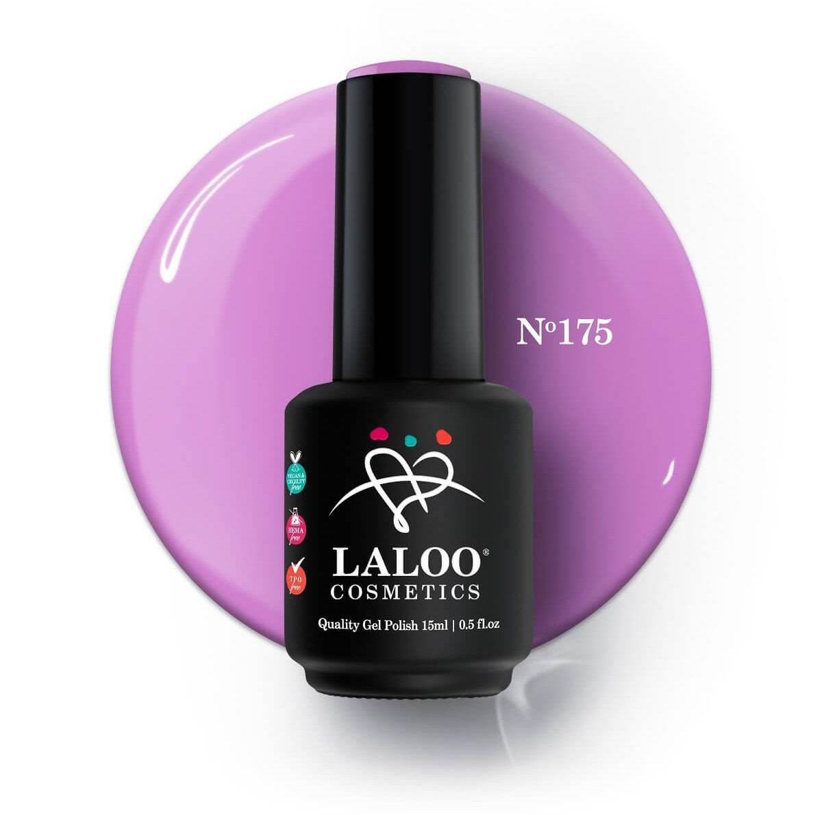 Ημιμόνιμο Βερνίκι Grape Glaze Laloo 15ml