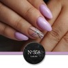 Semi-permanent Nail Polish 358 Lilac-Pink with light shimmer Laloo 15ml
