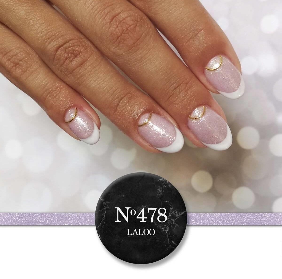 Semi-permanent Nail Polish 478 Shimmer Laloo 15ml