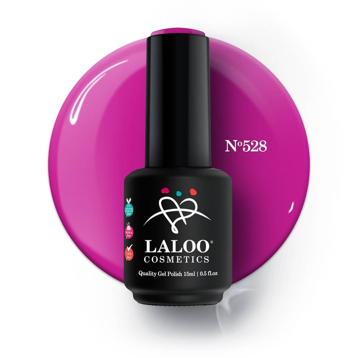 Ημιμόνιμο Βερνίκι 528 Malibu Queen Laloo 15ml