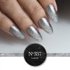 Semi-permanent Nail Polish 337 Silver glitter Laloo 15ml