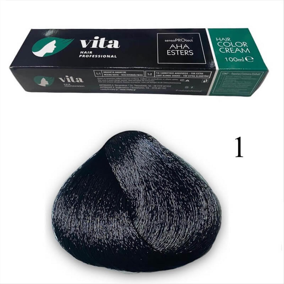 Vita Hair Dye Color 1 - 100 ml