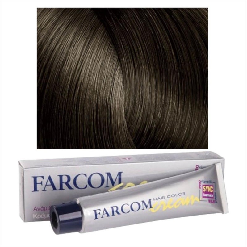 Hair dye 4 brown 60ml Farcom