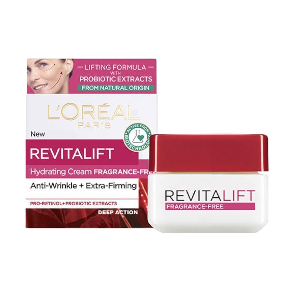 L'Oreal Paris Revitalift Hydrating Cream Fragrance Free 50ml