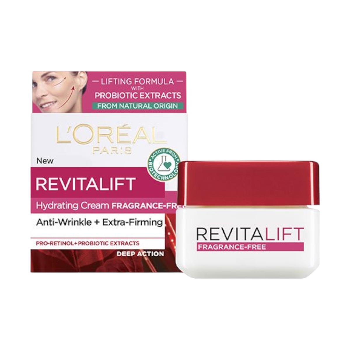 L'Oreal Paris Revitalift Hydrating Cream Fragrance Free 50ml L'Oreal Paris Revitalift Hydrating Cream Fragrance Free 50ml