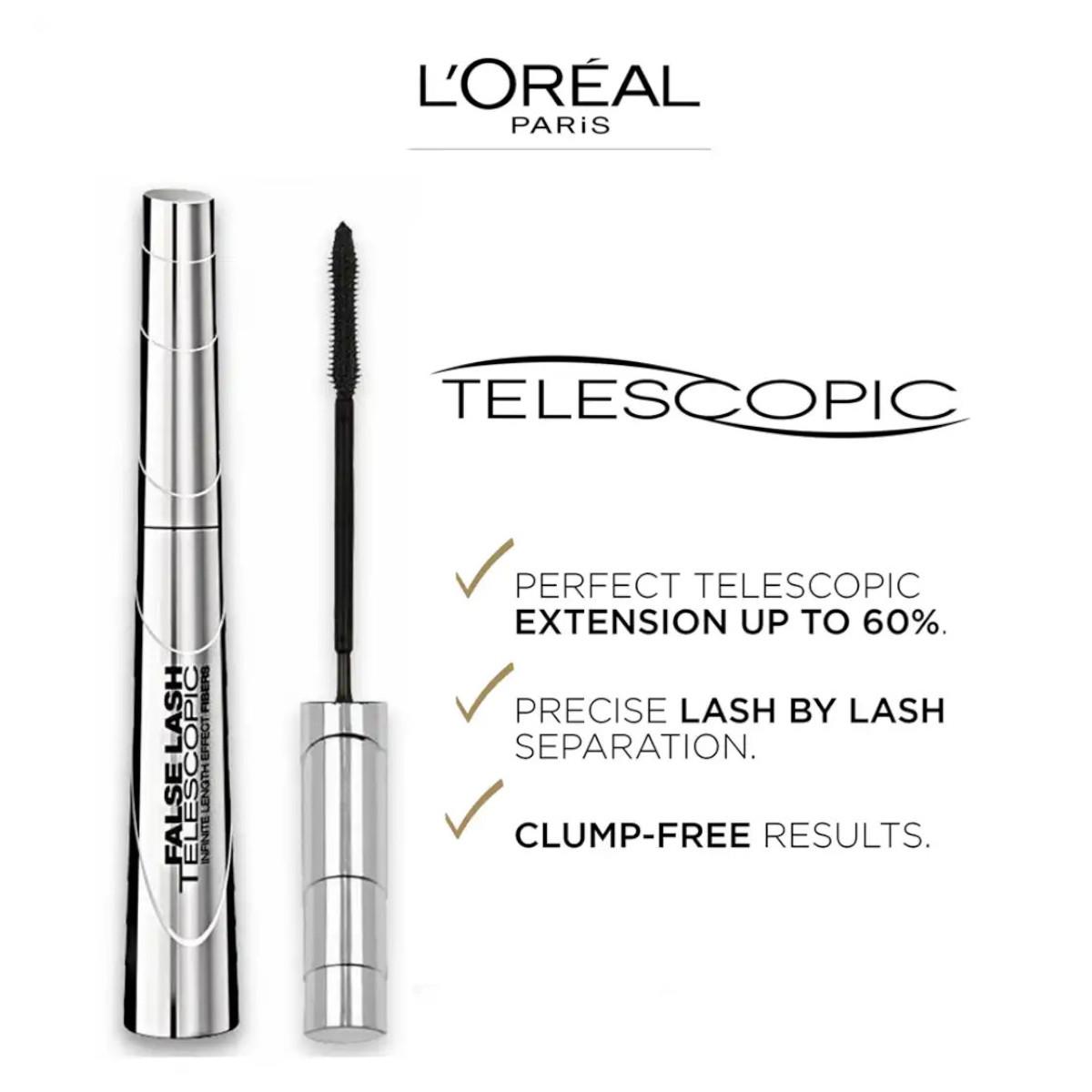 Μάσκαρα L'oreal Telescopic Magnetic Black 9ml Μάσκαρα L'oreal Telescopic Magnetic Black 9ml