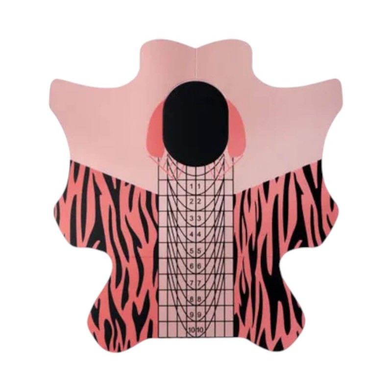 Nail Forms Funky Zebra 300 item Laloo