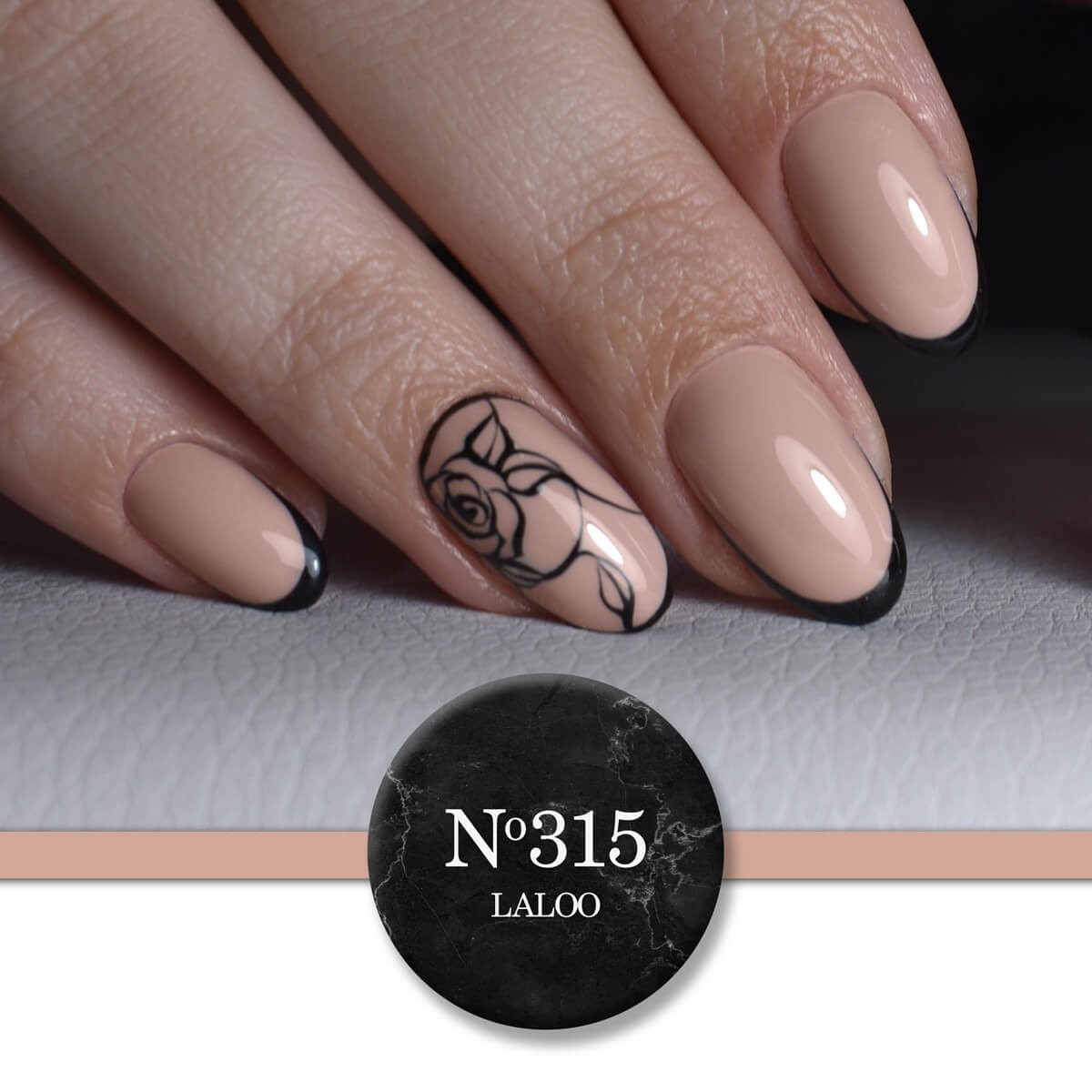 Ημιμόνιμο Βερνίκι L315 Nude Μπεζ Laloo 15ml