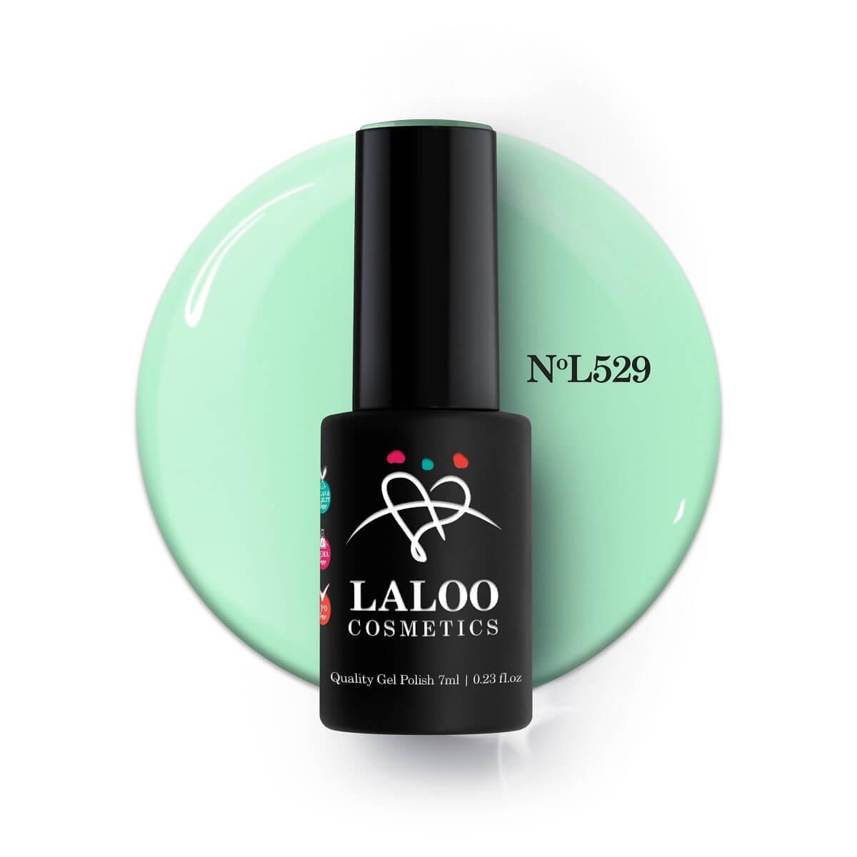Ημιμόνιμο Βερνίκι 529 Palm Mint Laloo 7ml