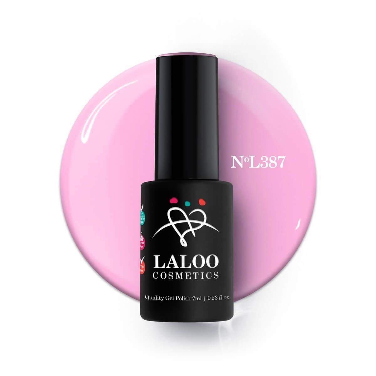 Semi-permanent Nail Polish 387 Pink Laloo 7ml