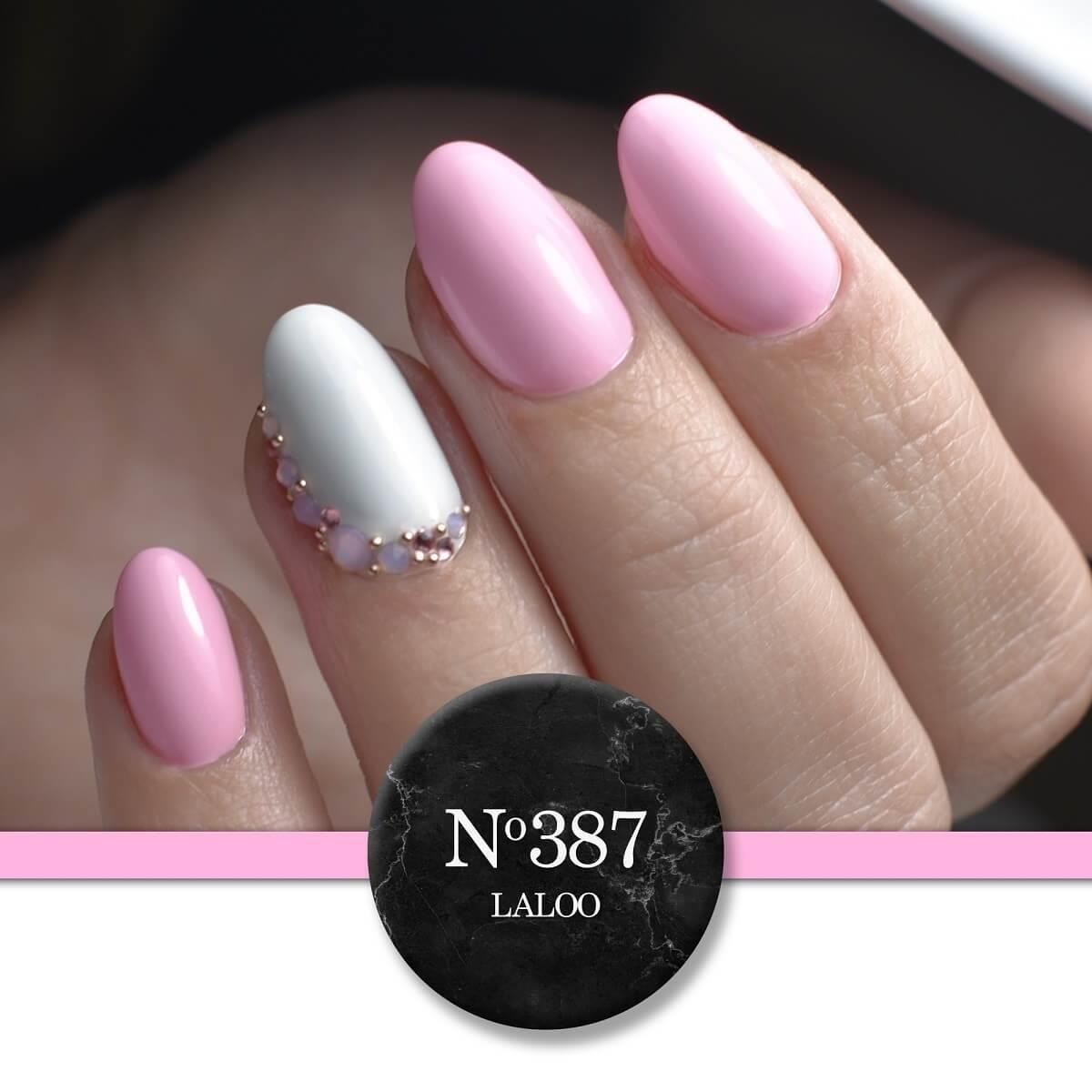 Semi-permanent Nail Polish 387 Pink Laloo 7ml