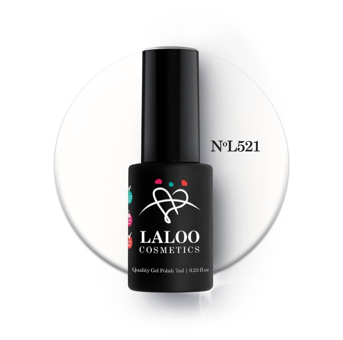 Ημιμόνιμο βερνίκι L521 Ασβέστης 7ml Laloo