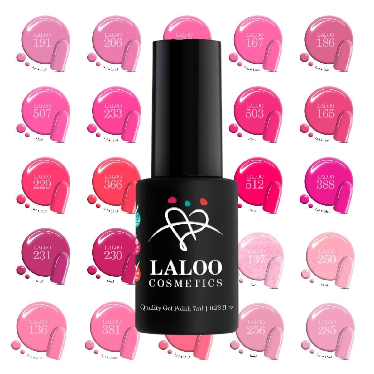 Ημιμόνιμο Βερνίκι Pink Pulse Laloo 7ml