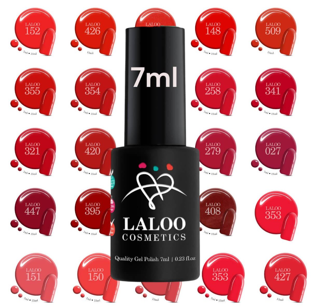 Ημιμόνιμο Βερνίκι Laloo 7ml