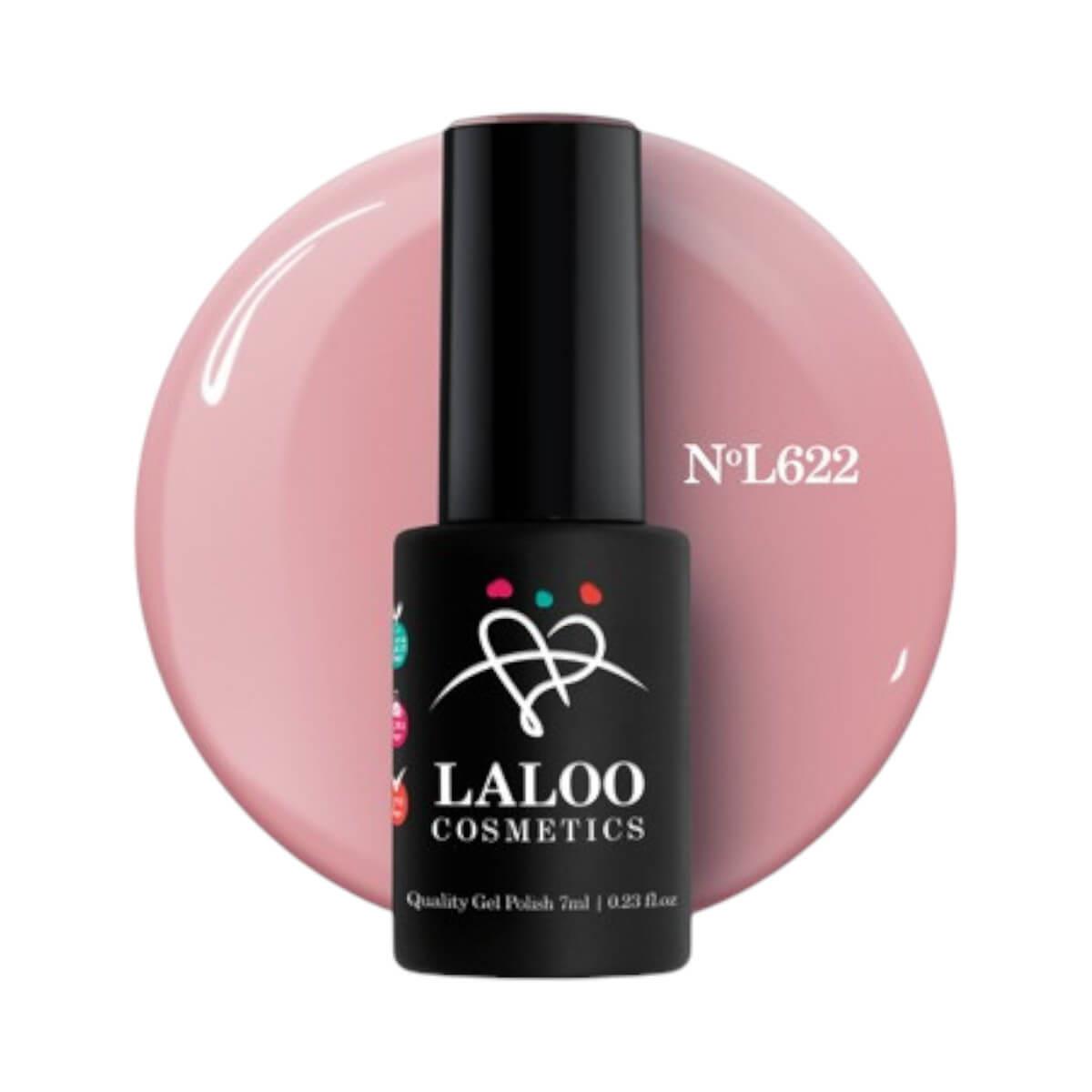 Semi-permanent L622 Nail Polish Pulse Beat (French-based) Laloo 7ml