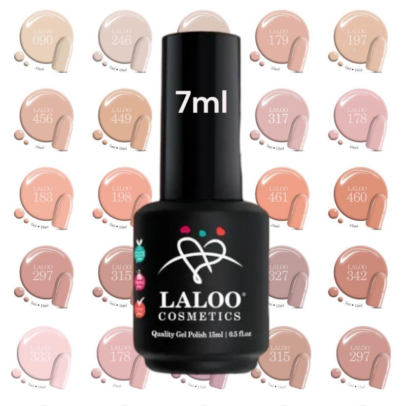 Ημιμόνιμο Βερνίκι Bare Tones Laloo 7ml