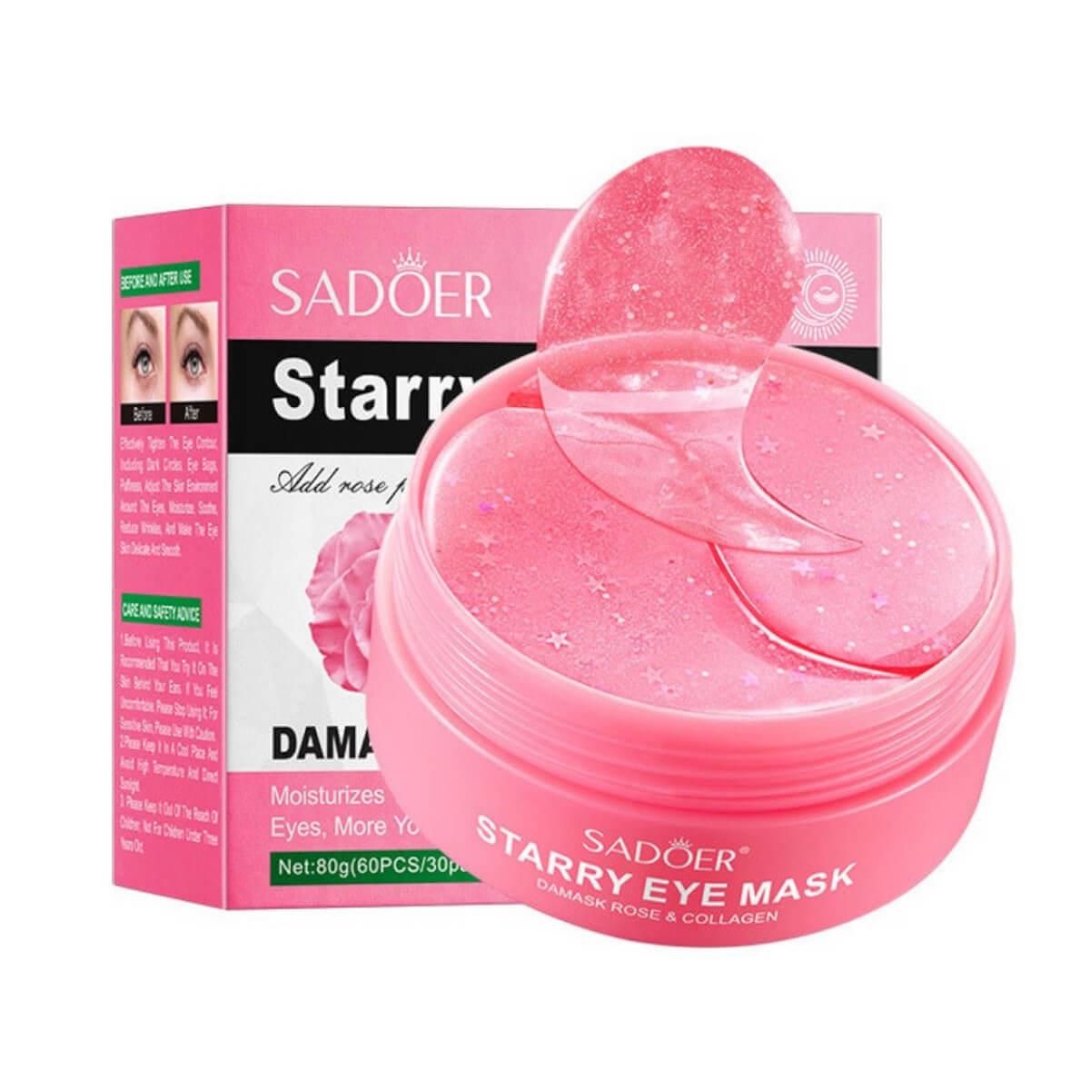 Starry Eye Mask Damask Rose Sadoer 60pcs