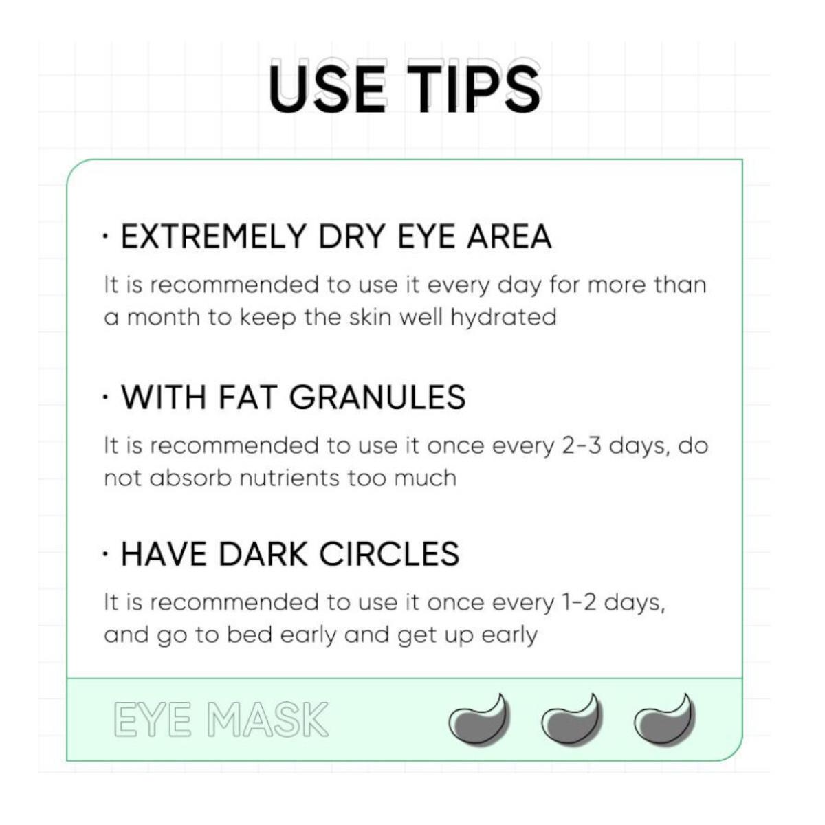 Hydrating Smooth  Starry Eye Mask Bamboo Charcoal Sadoer 60pcs