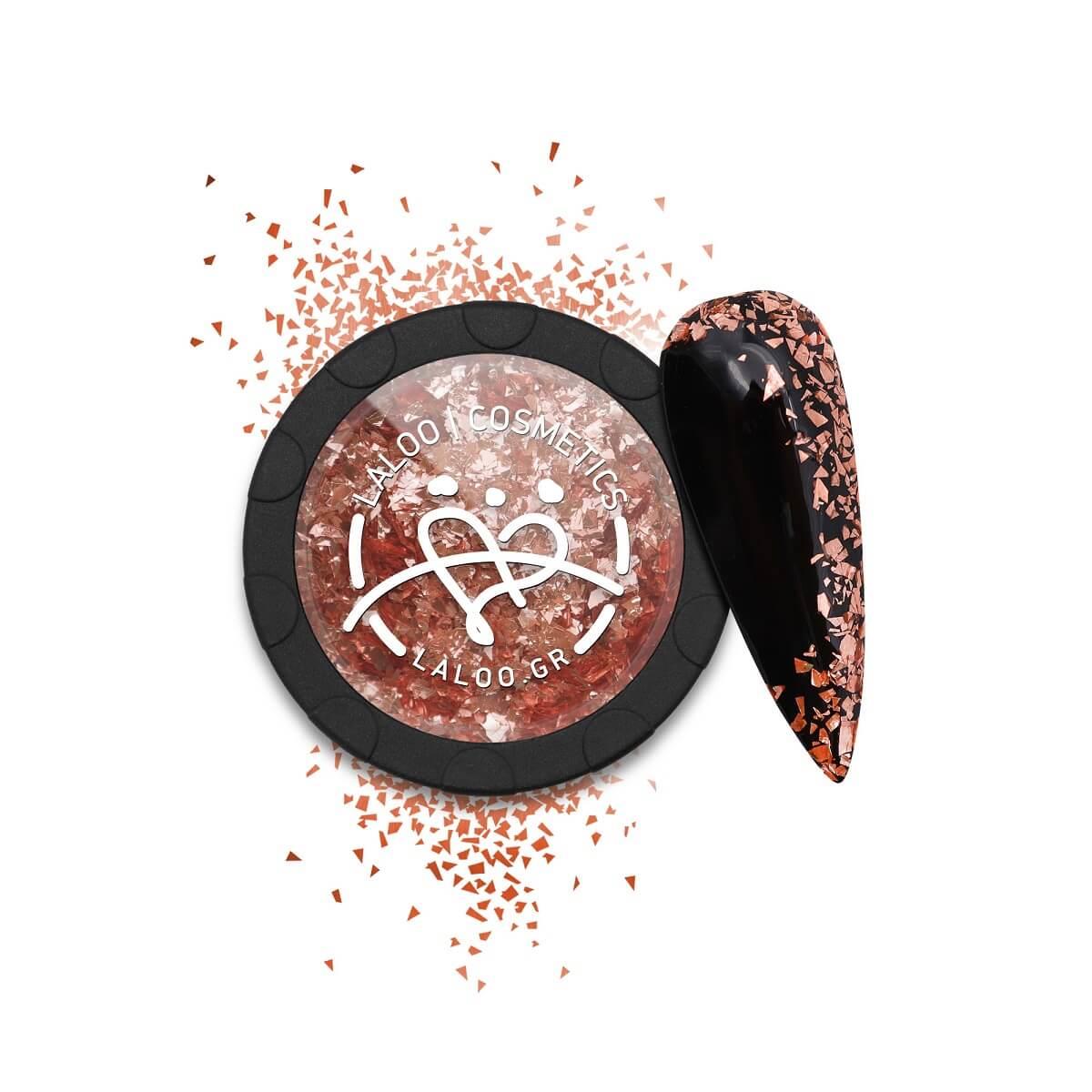 Metallic Flakes Laloo Νο.02 Peach