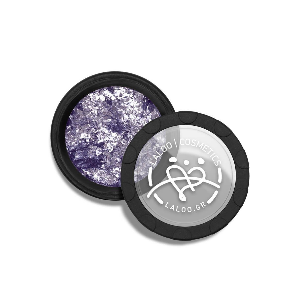 Metallic Flakes Laloo Νο.04 Silver Purple Metallic Flakes Laloo Νο.04 Silver Purple