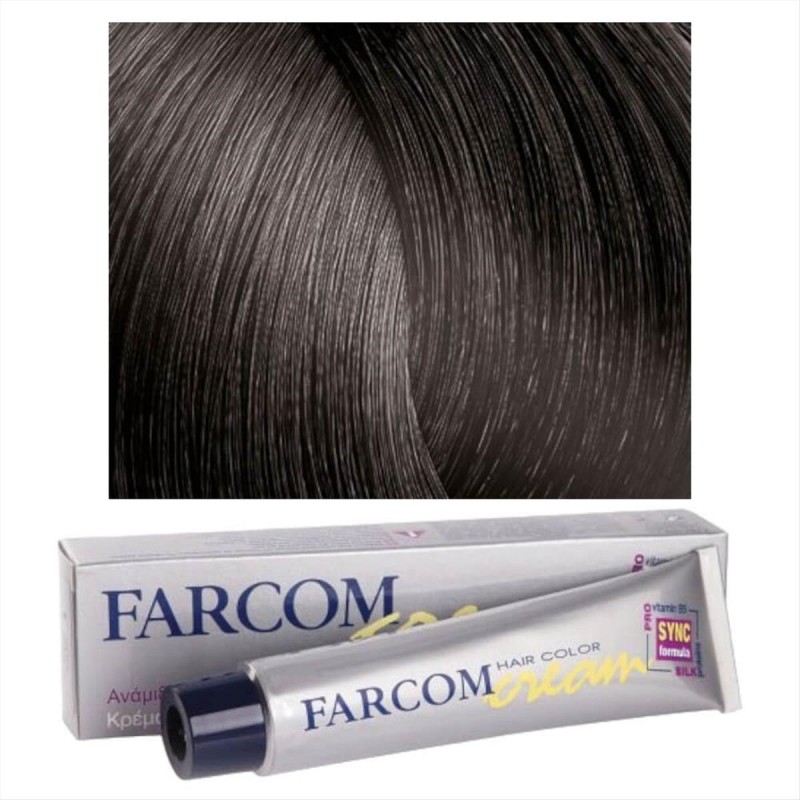 Βαφή μαλλιών 6c ξανθό σκούρο σαντρέ 60ml Farcom