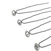 Decorative Rhinestone Hairpins 4pcs
