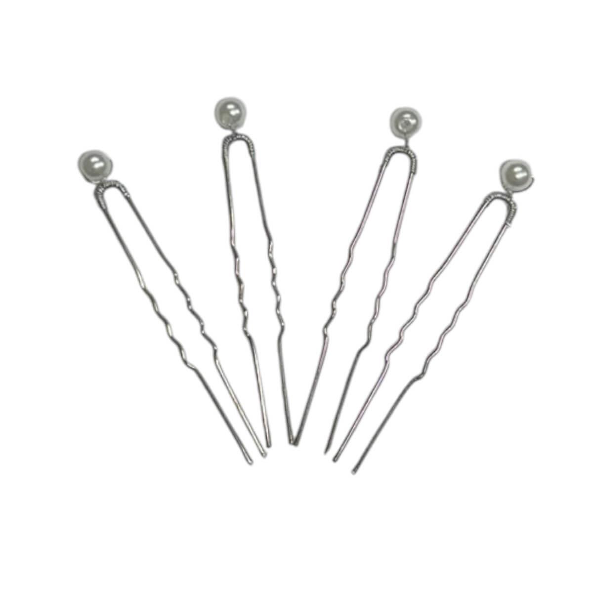 Decorative Pearl Hairpins 4pcs Decorative Pearl Hairpins 4pcs