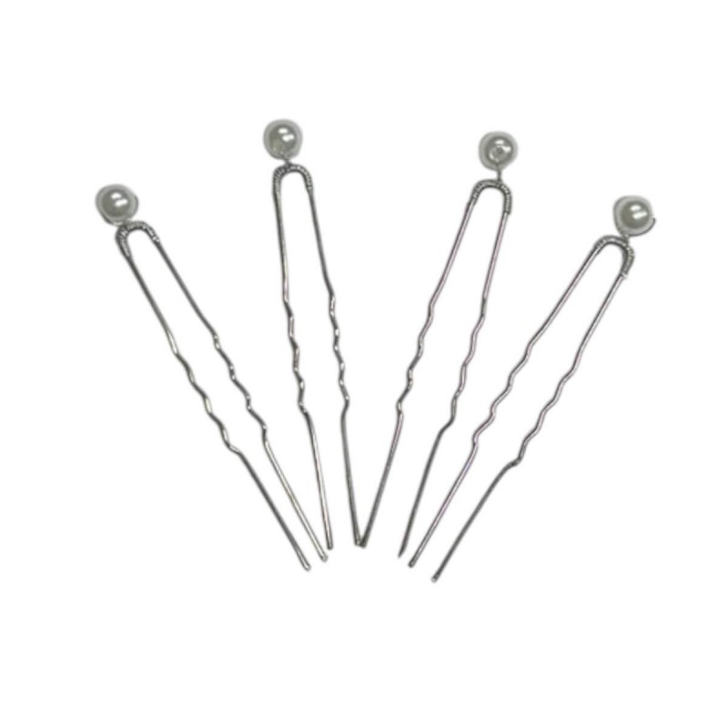 Decorative Pearl Hairpins 4pcs