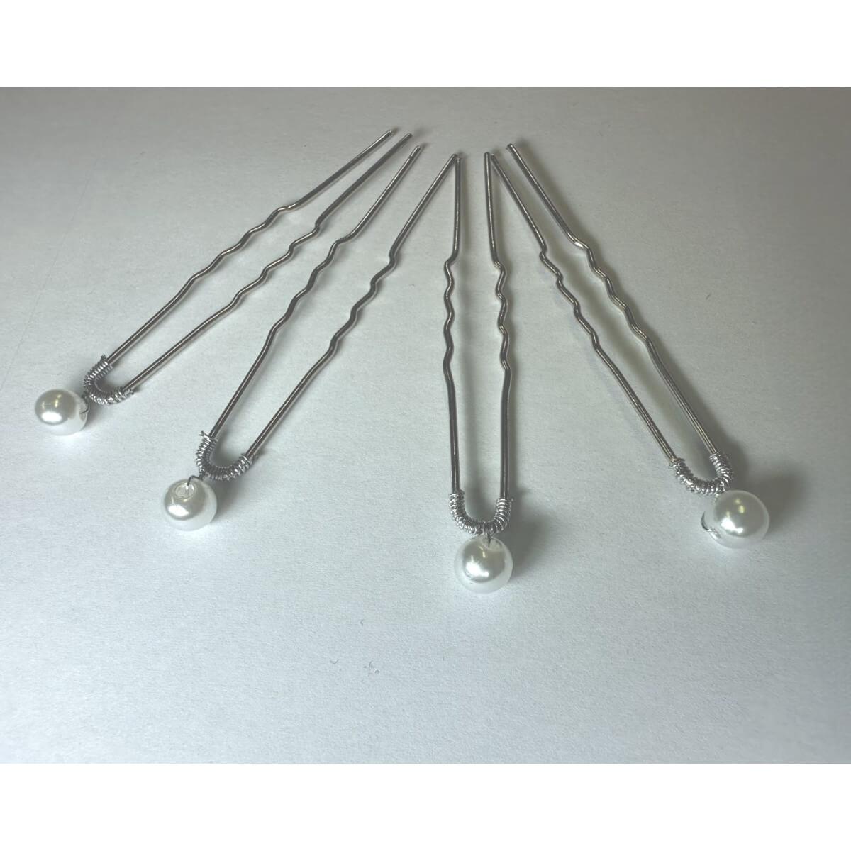 Decorative Pearl Hairpins 4pcs Decorative Pearl Hairpins 4pcs