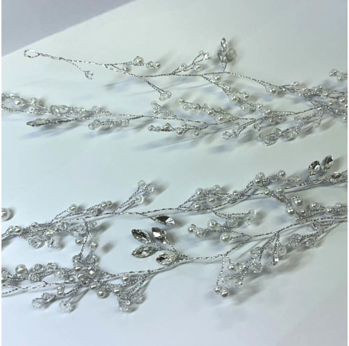 Νυφικό Διακοσμητικό με Πέρλα & Στρας – Flexi Sparkle A24020