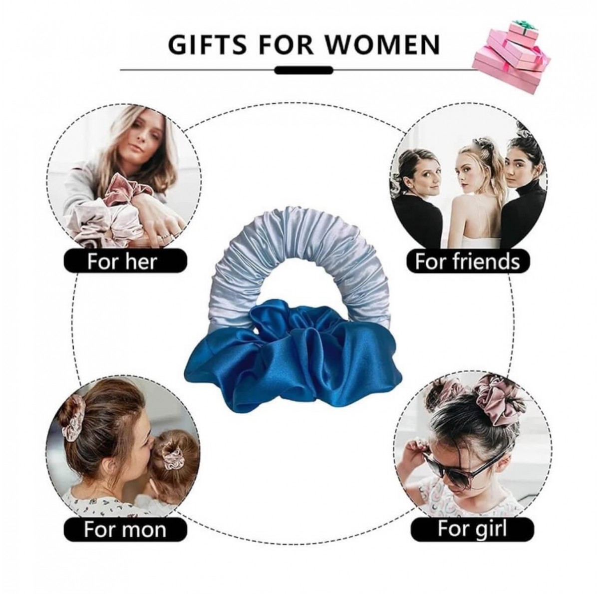 Scrunchie για heatless curls