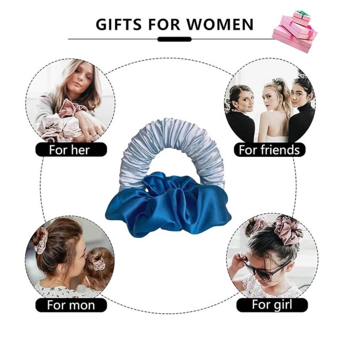 Scrunchie για heatless curls