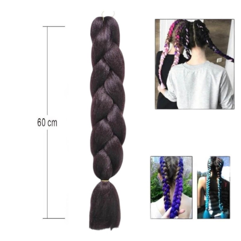 Hair for Dreadlocks Jumbo Braid 99J 60cm