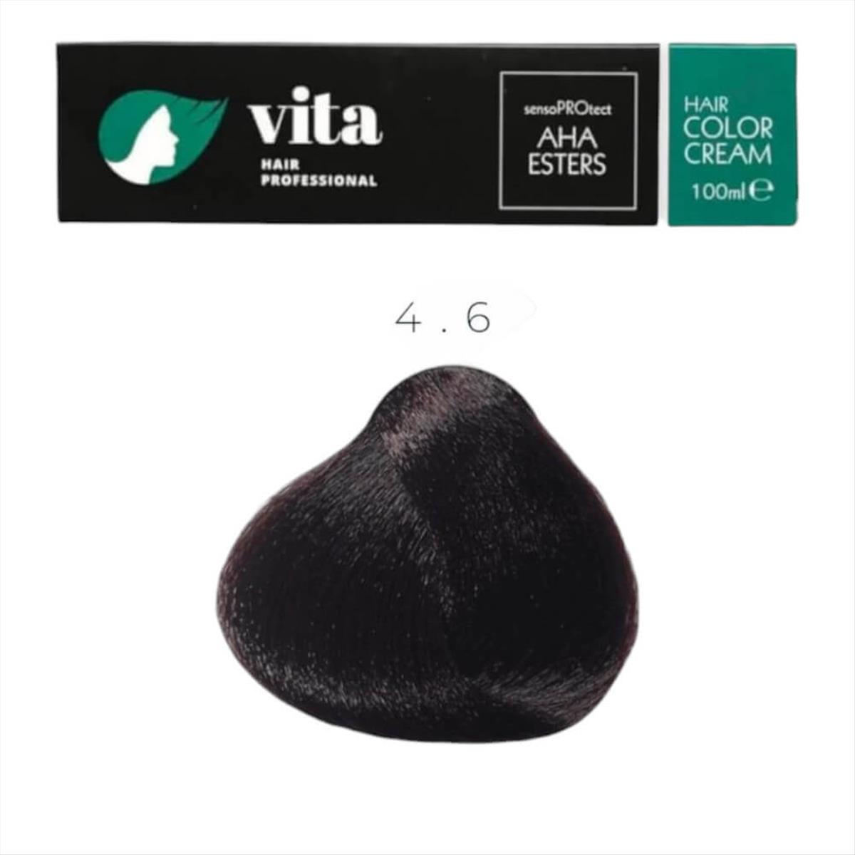 Βαφή Vita Hair Color 60 ml No 4.6