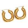 Women’s Steel Earrings Gold