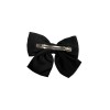 Barrette With Bow Black Roro Barrette With Bow Black Roro