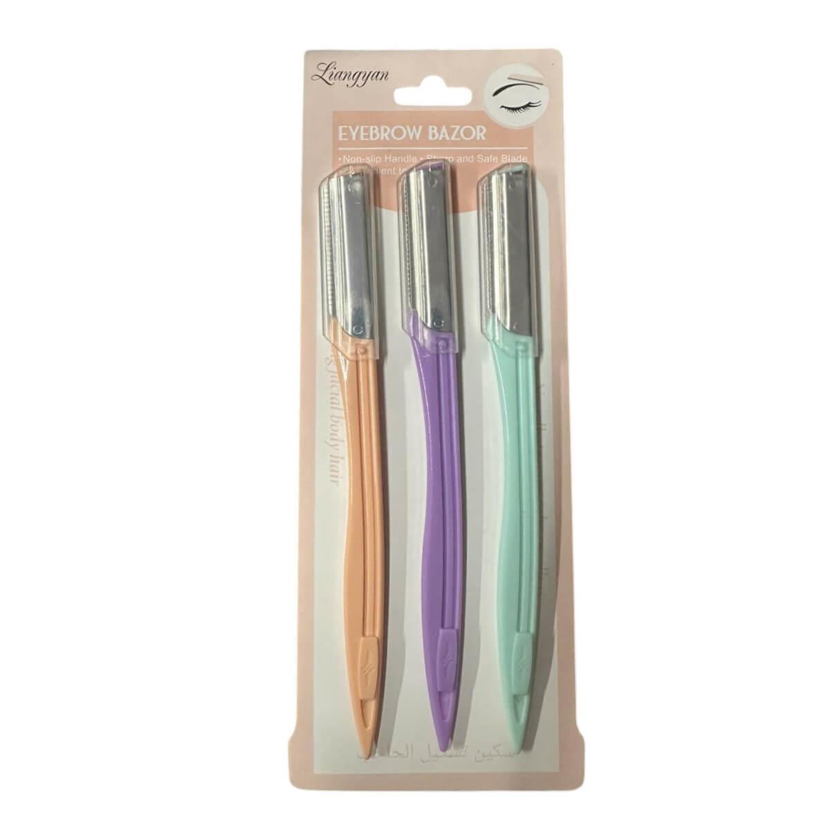 Eyebrow Aesthetic Razor set of 3pcs Eyebrow Aesthetic Razor set of 3pcs