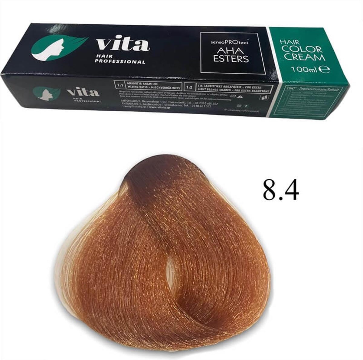 Vita Hair Dye Color 8.4 - 100 ml