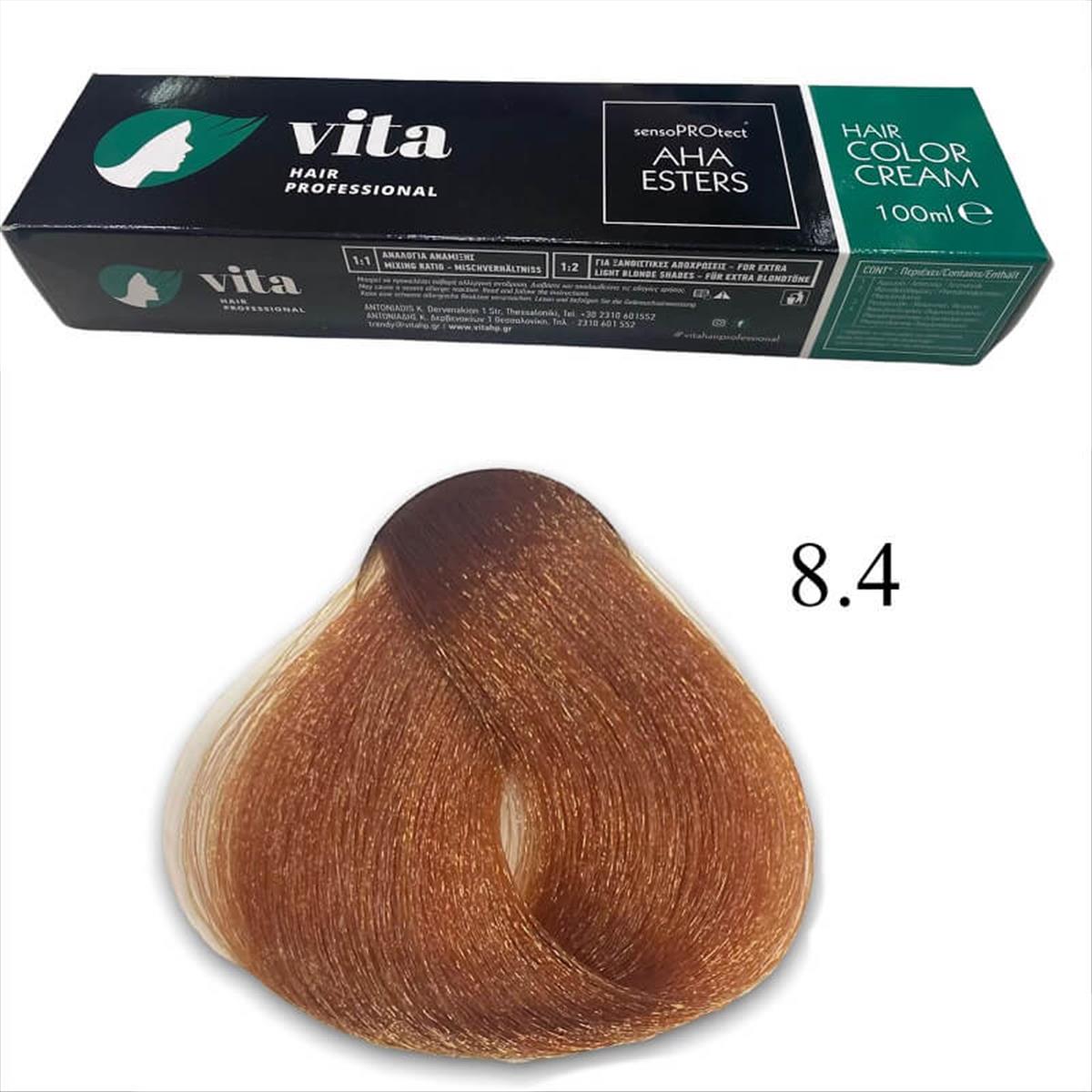 Vita Hair Dye Color 8.4 - 100 ml