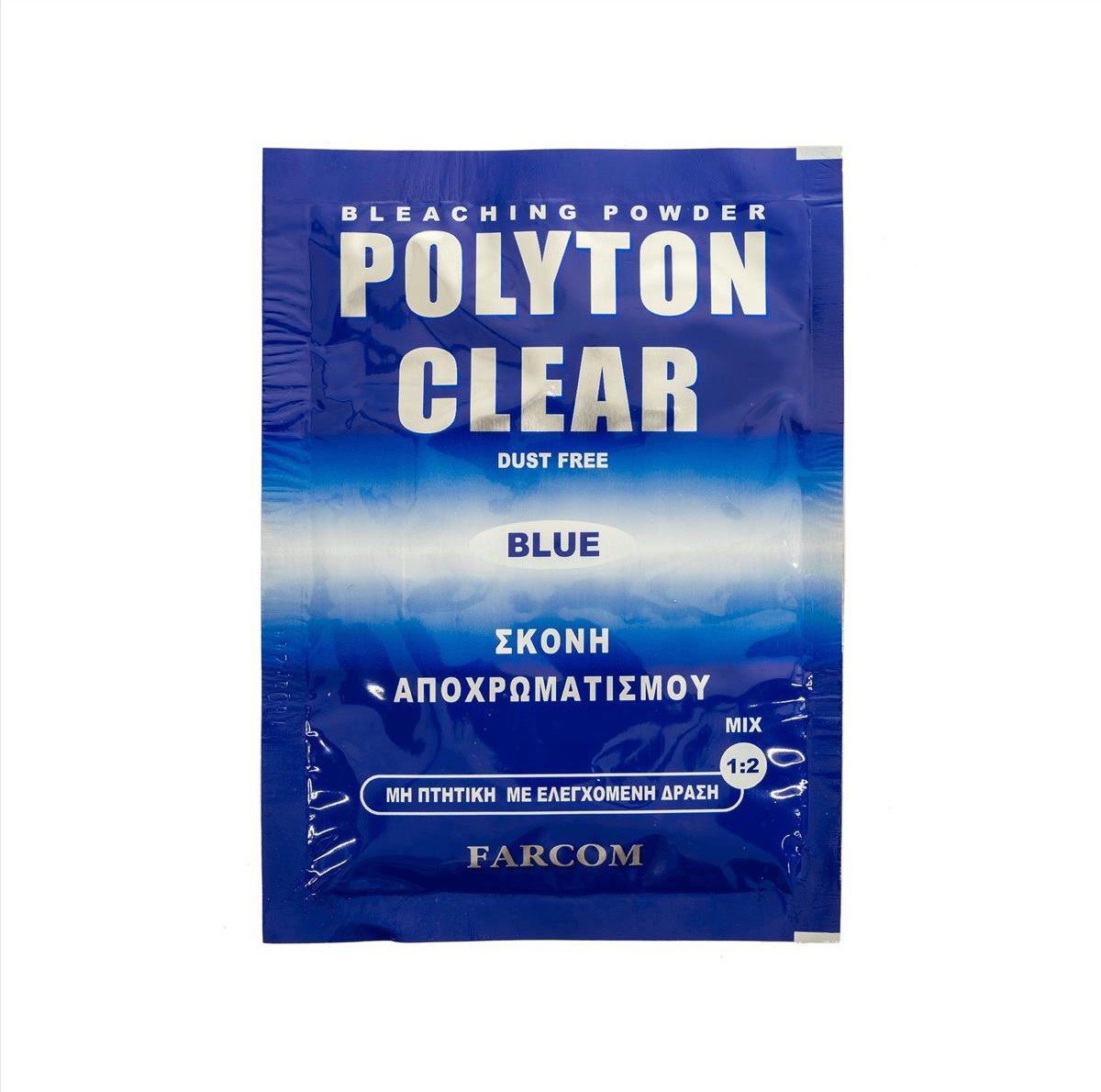 Bleaching Powder Polyton Clear Farcom (sachet) Blue 15gr