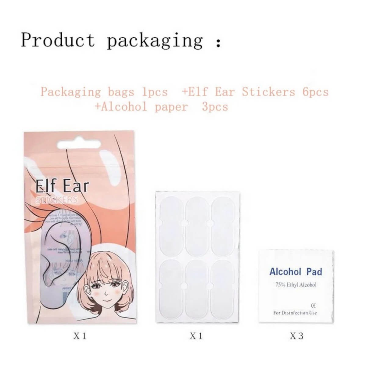 Ear correction stickers Ear correction stickers
