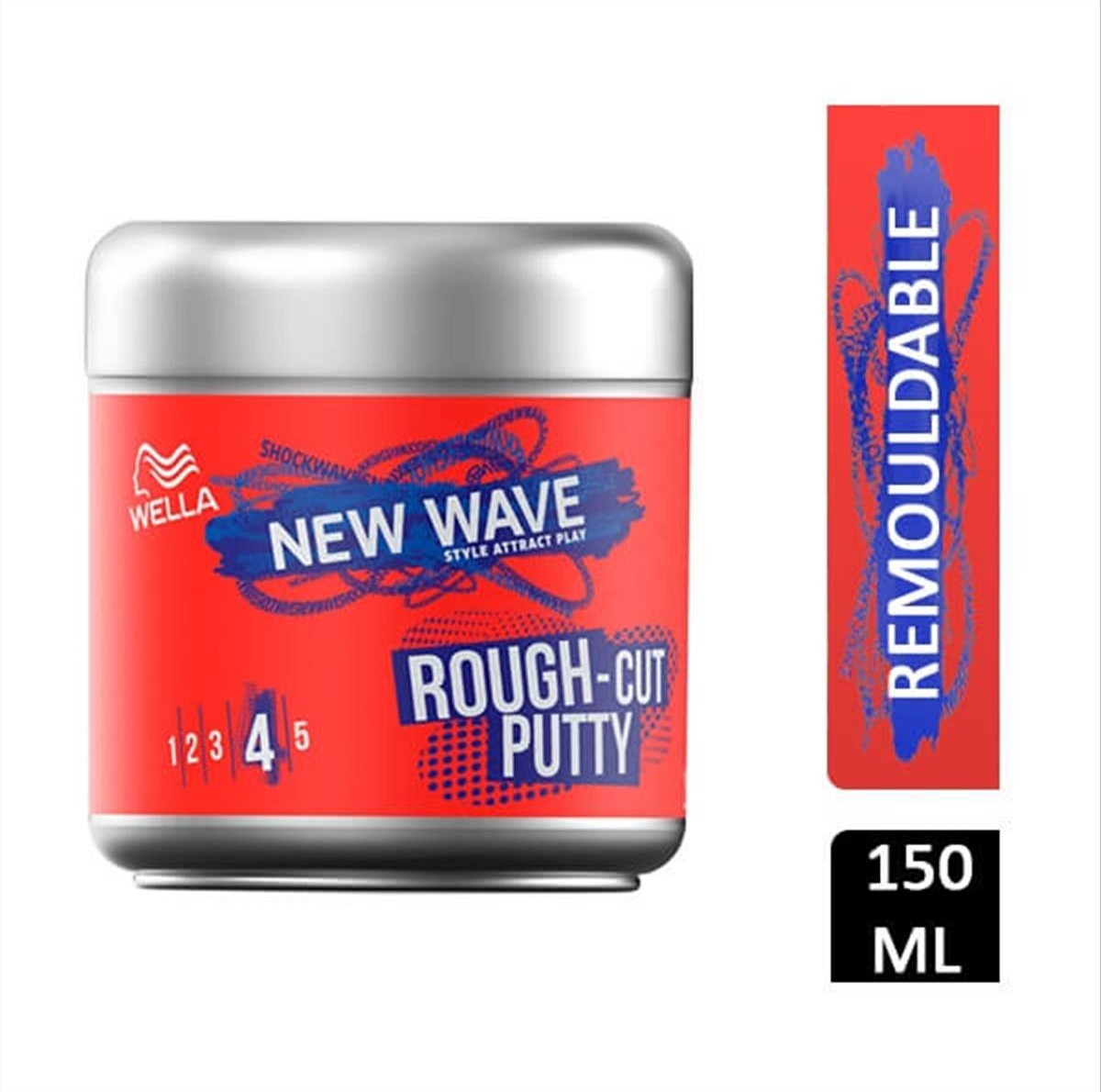 Wella New Wave Rough Cut Putty Force 4 150ml