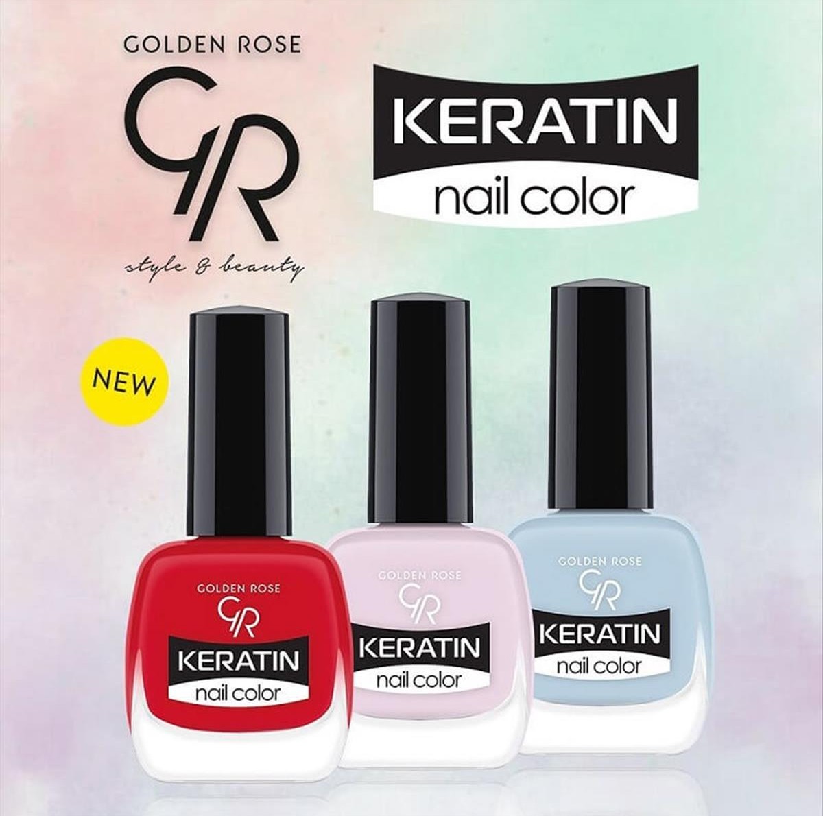 Golden Rose  Keratin Nail Color (10.5ml)