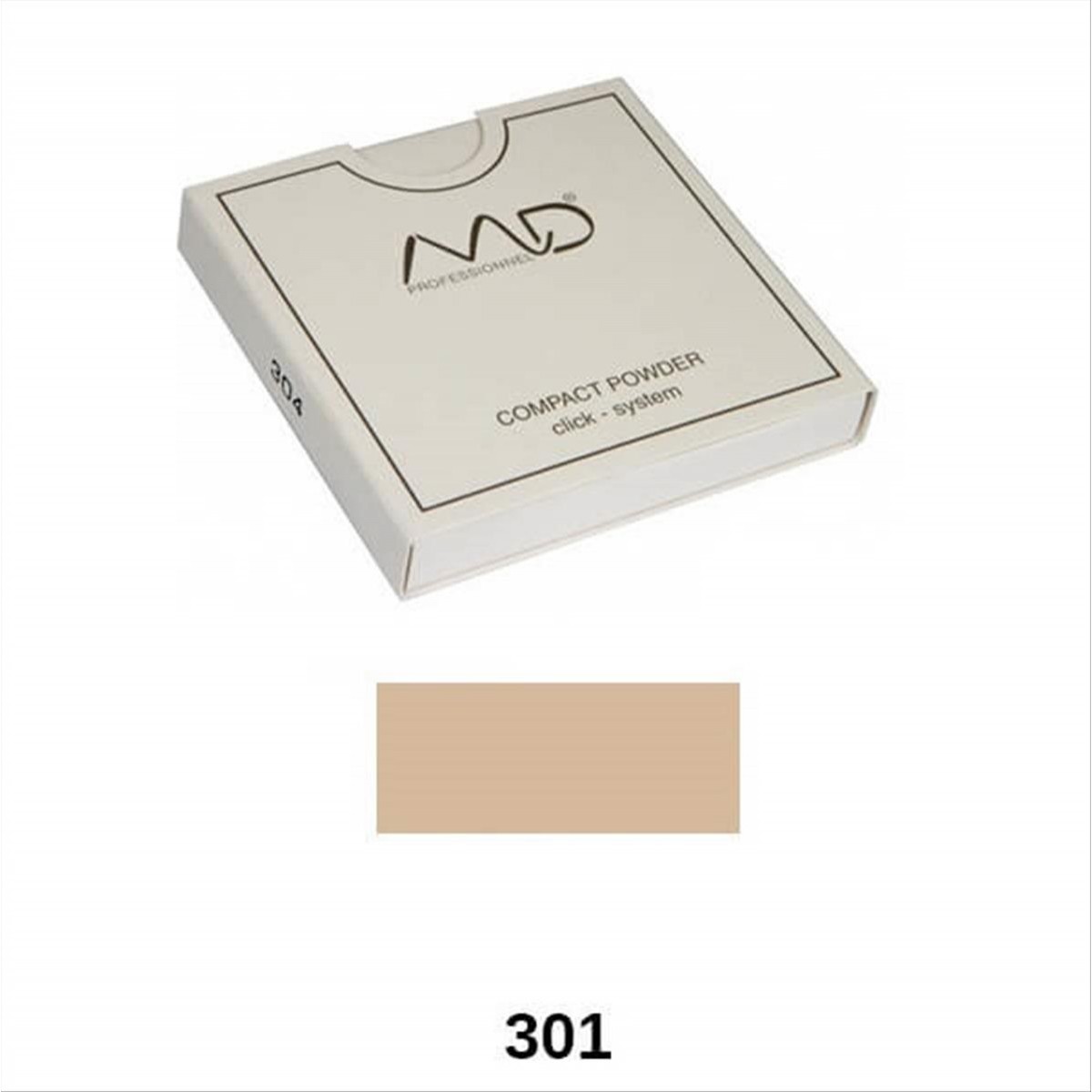 MD Professionnel Compact Powder Click System Refill 301 10.5gr