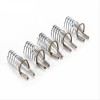 Metallic nail forms silver 5pcs