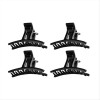 Hair claw clip small shiny black Utopia
