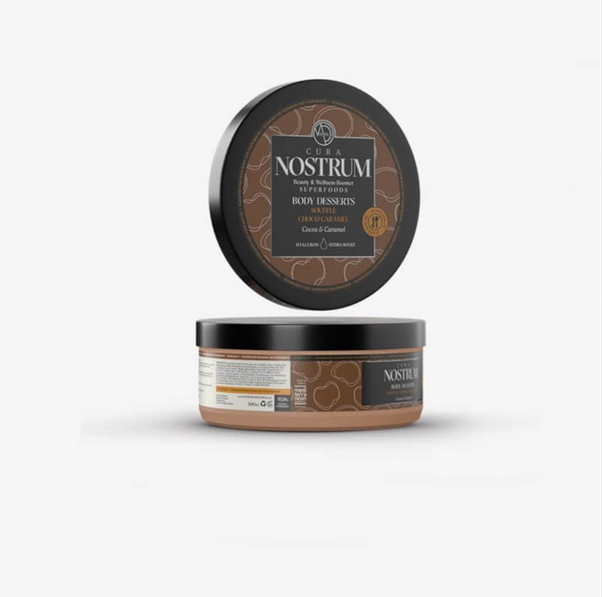 Body cream cocoa & caramel Cura Nostrum 500ml