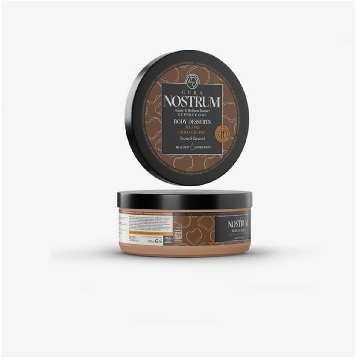 Body cream cocoa & caramel Cura Nostrum 500ml